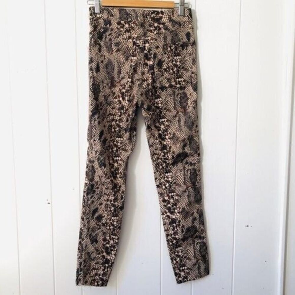 Free People Womens Raw High Rise Snake Print Jeggings Size 29 - Picture 6 of 12